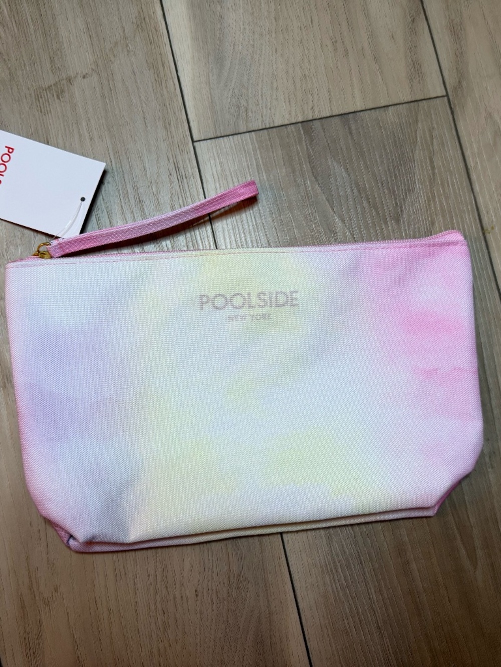 Poolside New York Pink Wet Swimsuit Beach Cosmetic Pouch NWT